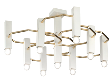 RASTER - Metal ceiling light by Metal Lux - view 2